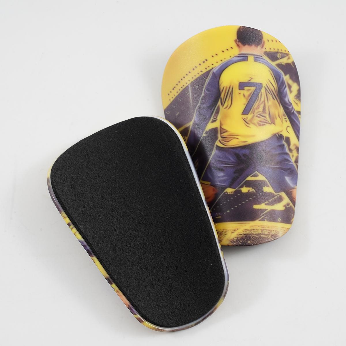1 Pair Size 7 Football Training Inserts, Thick Bottom, Secure Fit for Calf, Comfortable Wear, Ideal for Soccer Practice