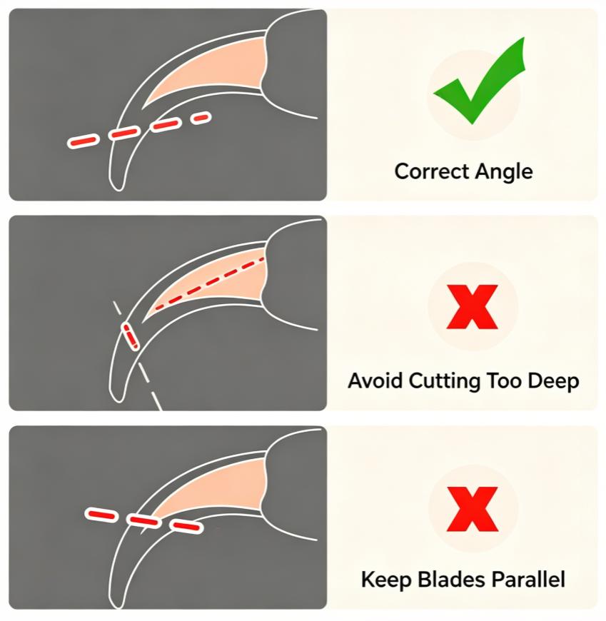 Cat Nail Clipper, Double Hole Pet Claw Trimmer for Indoor Cats, Kittens, Adult Cats and Small Dogs