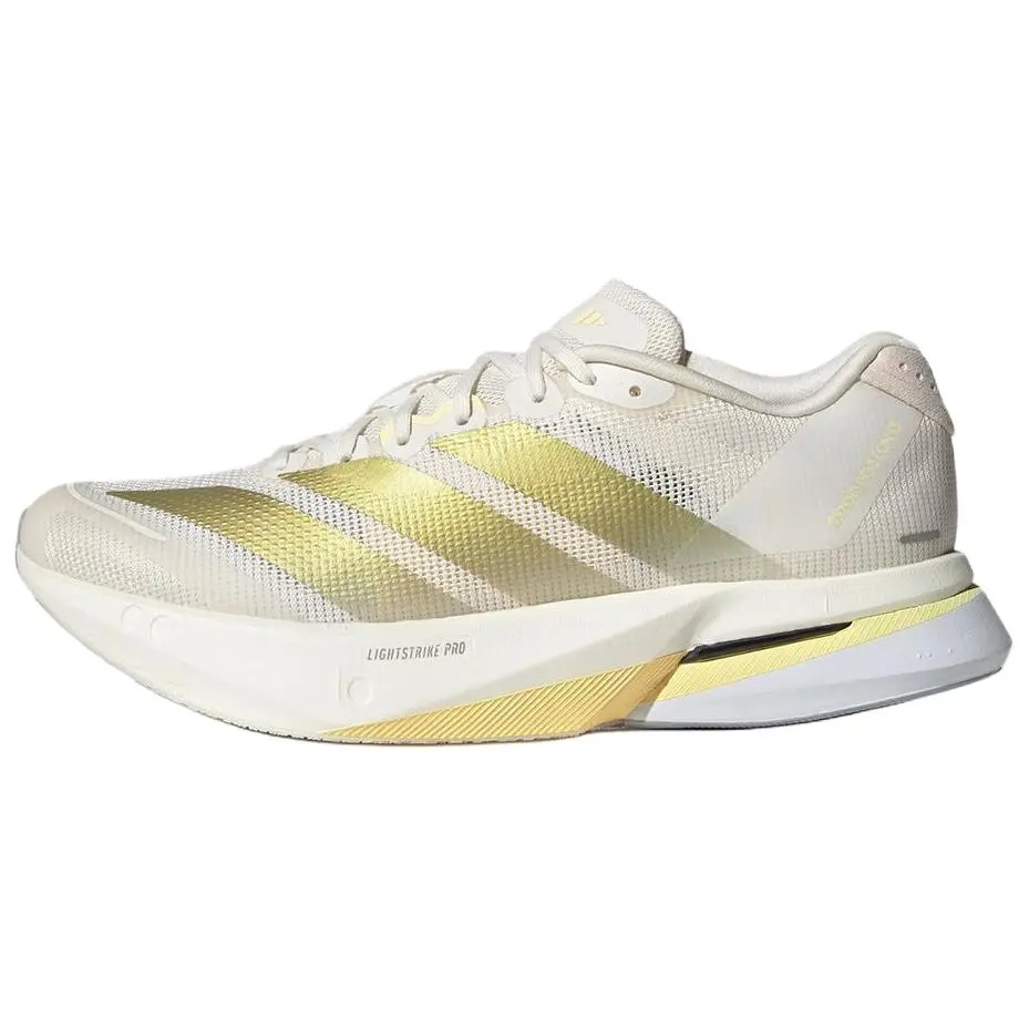 adidas Wmns Adizero Boston 13 'Chalk White Gold Metallic' JS4952