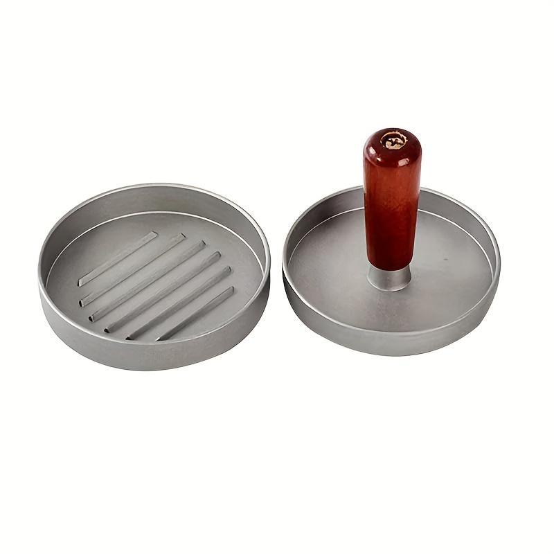 Burger Patty Press with Stuffed Mold, Aluminum Alloy Body & Non-Stick Handle, Professional Kitchen Meat Press Tool