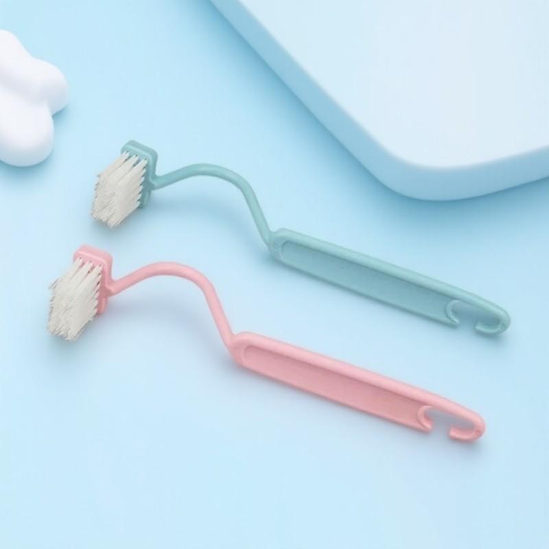 3-Piece Coffee Machine Brush Set, No Dead Corners Tea Maker Cleaner, Home Coffee Bar Tea Room S-Type Kitchen Cleaning Brushes