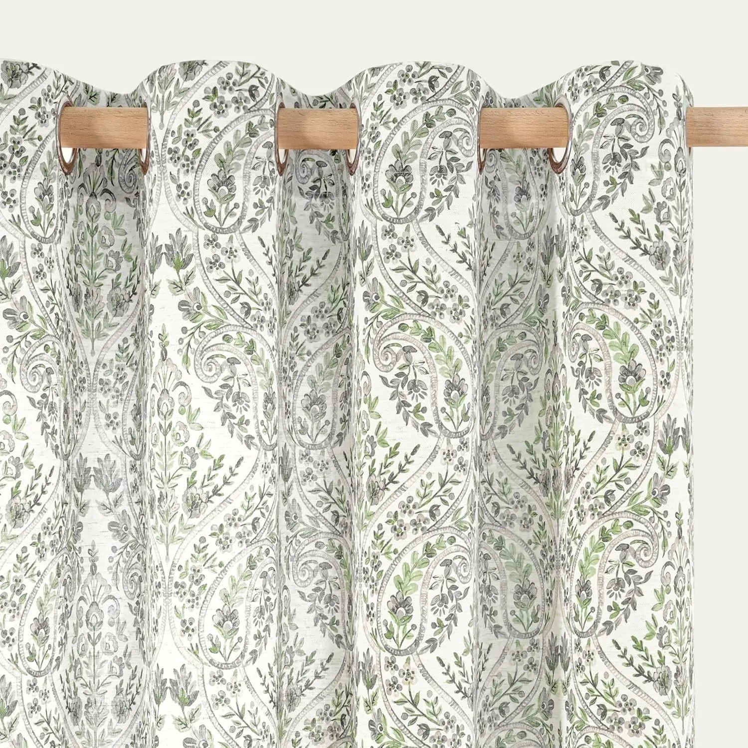 Light Grey & Green