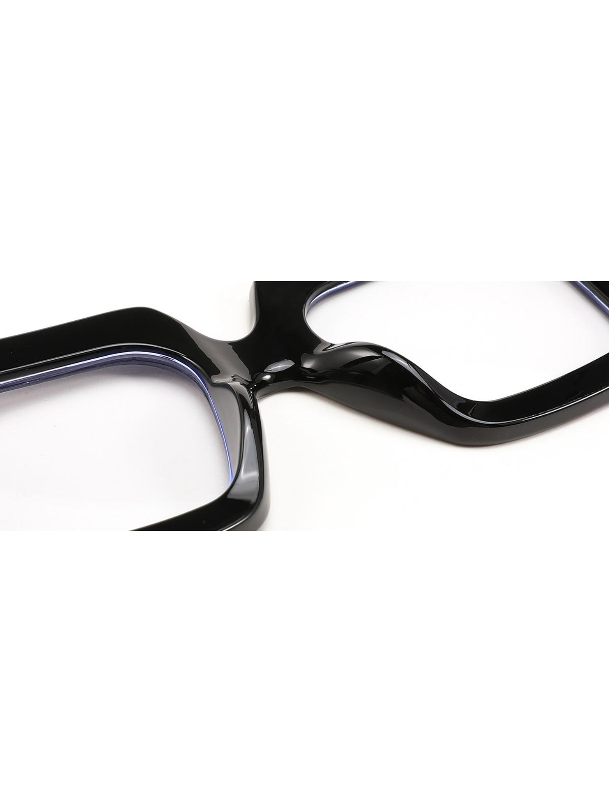 FEISEDY Fashion Oversized Square Glasses Frame Blue Light Blocking Eyewear for Women B2381