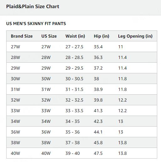 Plaid&Plain Men's Stretch Dress Pants Slim Fit Skinny Suit Pants 7101