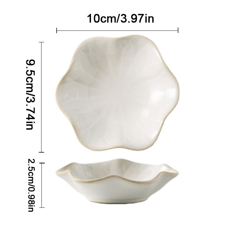 Multifunctional Jewelry Organizer Tray, Decorative Ceramic Lotus Leaf Tray, Holds Earrings, Rings, Necklaces, Bracelets, Keys, Coins, Ideal for Vanity, Nightstand, Bathroom, Desk