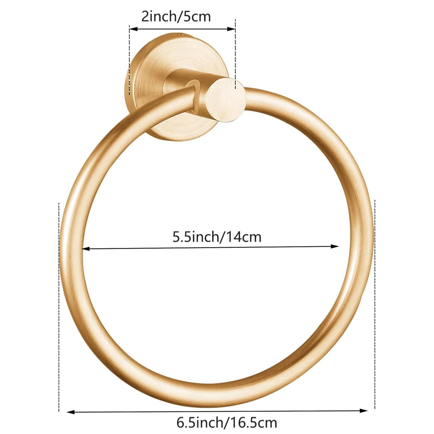 Sus304 Stainless Steel Wall-Mounted Hand Towel Rack, Bathroom Towel Holder, Kitchen & Bath Towel Stand, Durable and Stylish