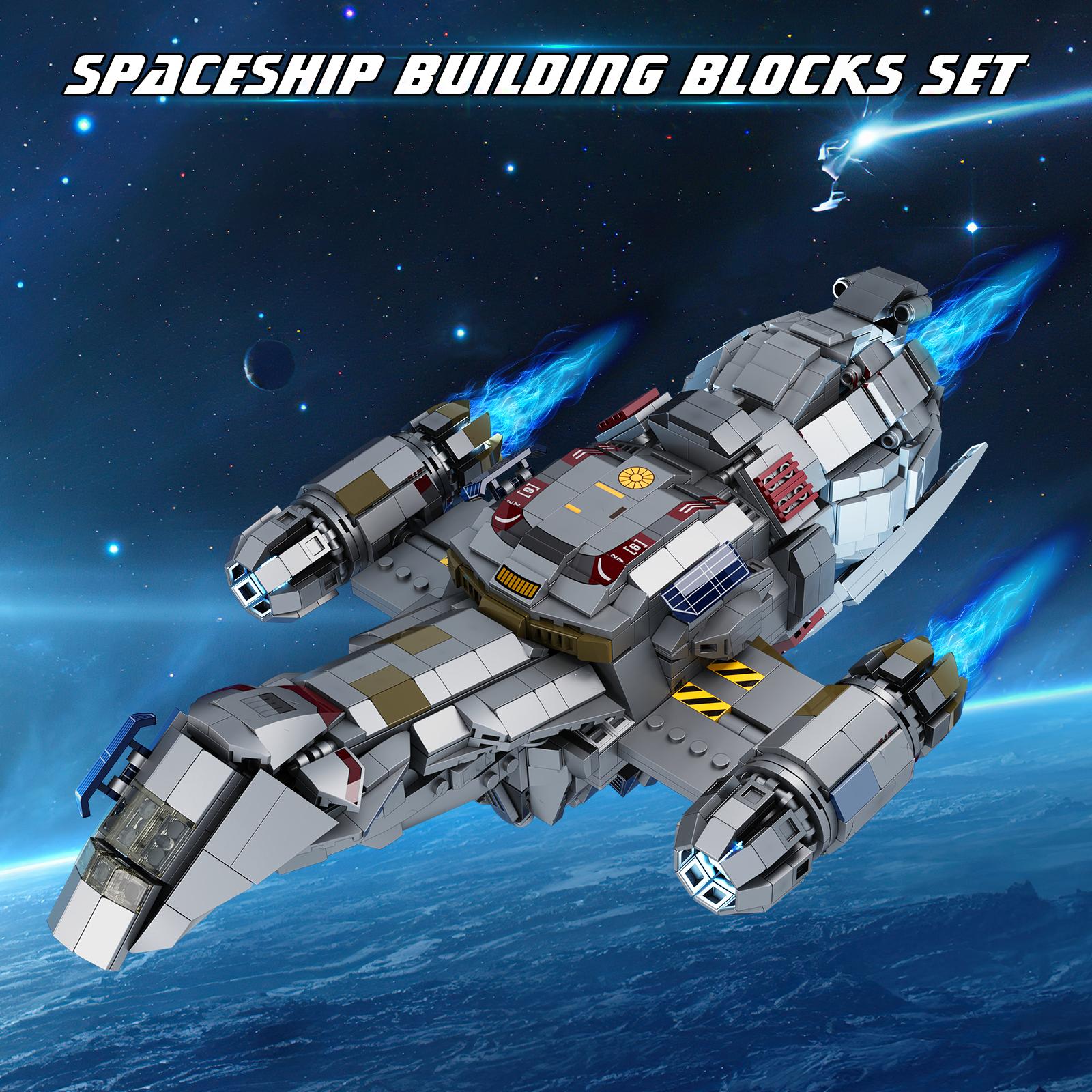 Space Shuttle Serene Building Blocks Set – 1345 Pieces STEM Toy for Kids & Adults, Perfect Gift for Space Fans, Ideal for Halloween, Christmas, Birthdays & Holidays