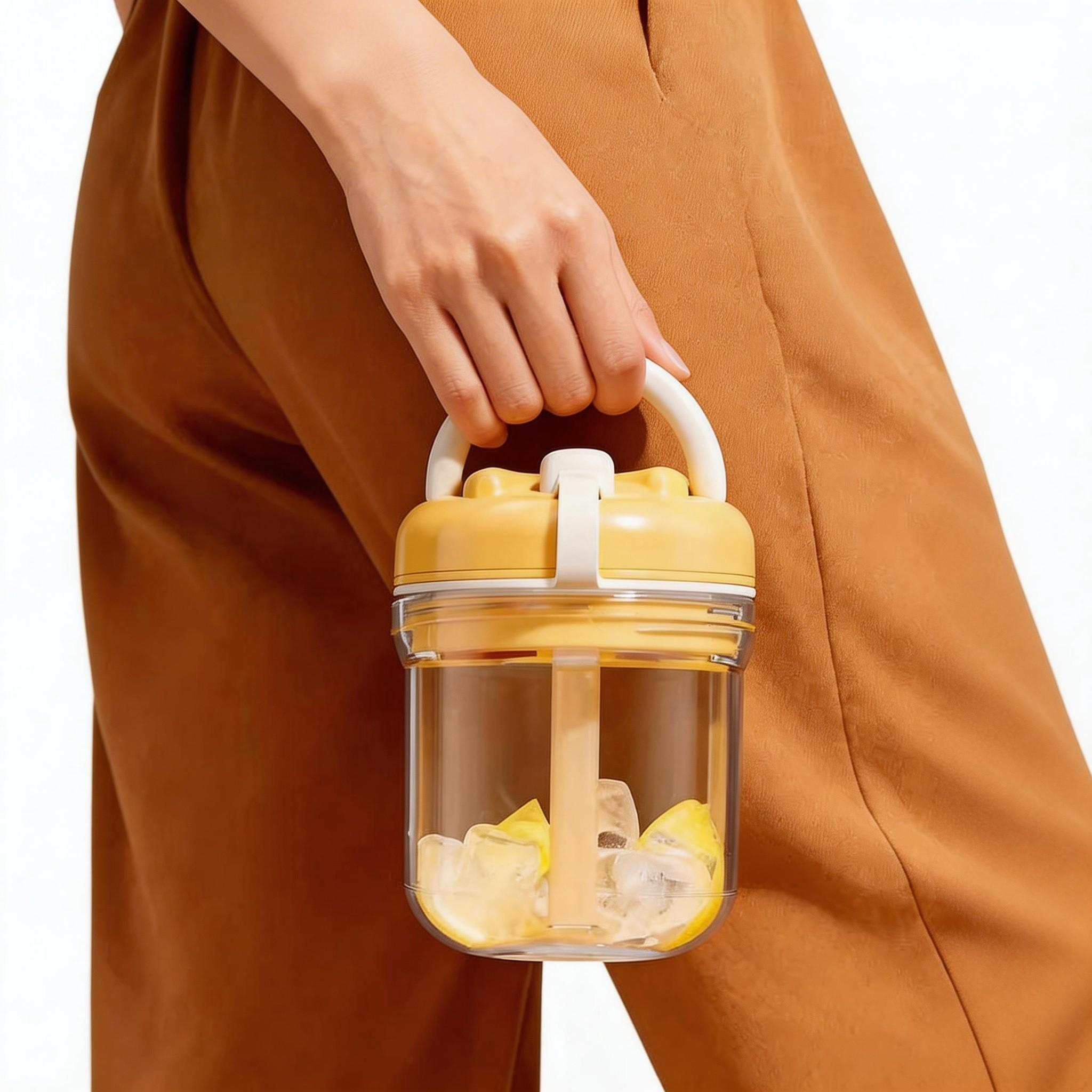 380ML Three-In-One Ice Cube Tray Cup, Portable Square Ice Mold, Press Release Ice, Food Grade, Summer Ice Cube Cup