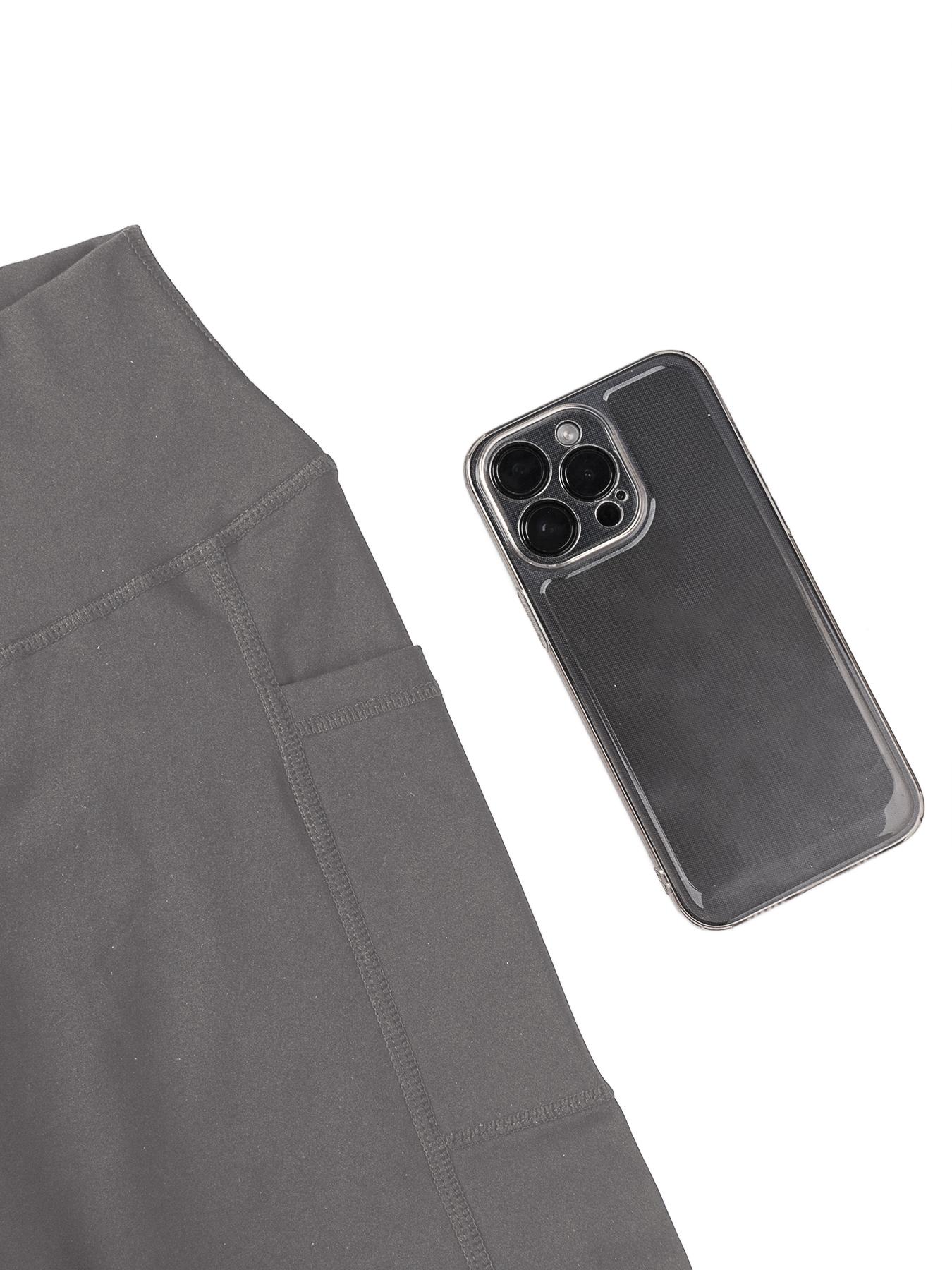 Women's High-Waisted Fleece Lined Leggings, Sporty Tight-Fitting Yoga Pants with Pockets, Warm Winter Workout Wear for Women