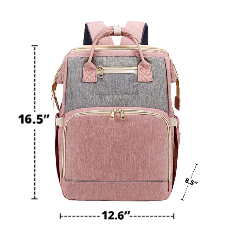 KABAQOO Diaper Bag Backpack Large Baby Diaper Bags for Boys Girls Baby Bag with USB Charging Port  Multifunction Waterproof Travel Backpack for Dads Moms