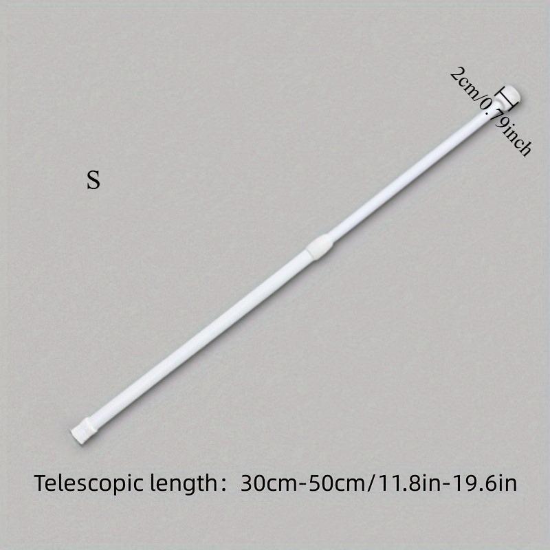 1pc Bathroom Storage Telescopic Hanging Rod, Clothes Towel Thin Rod, Shower Curtain Drying Rod, Multifunctional Telescopic Rod