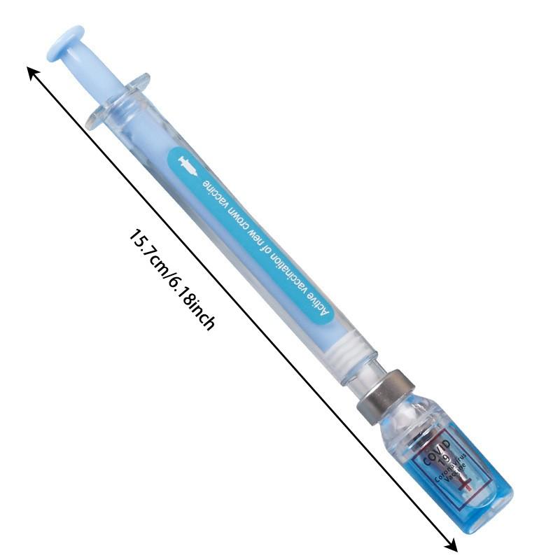 Creative Syringe Shaped Gel Pen, 1/3 Counts Portable 0.5mm Multi-purpose Writing Pen, Modern Funny Writing Pen, Unique Pens for Students Office Workers, Funny Teacher Pens, Writing Markers Supplies, Office Stationery & Supplies