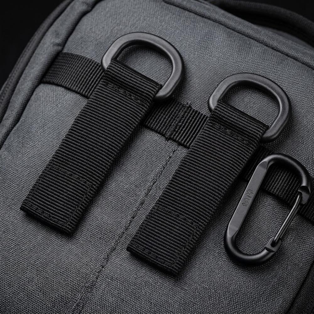 Multi-Function Nylon Strap Buckle 2-Pack, Quick-Release Design for Outdoor Camping Hiking, Lightweight Durable Snap Hook for Backpack Gear, Pet Leash Accessory, Climbing Carabiner Tool.