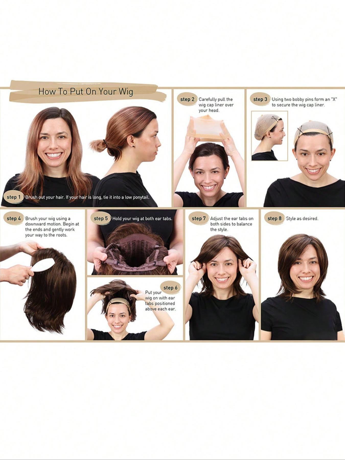 Elegant Bob Wavy Hairpiece, Heat-Resistant Fiber, Cosplay Wig, Party Accessory, Halloween Costume, Versatile Daily Use