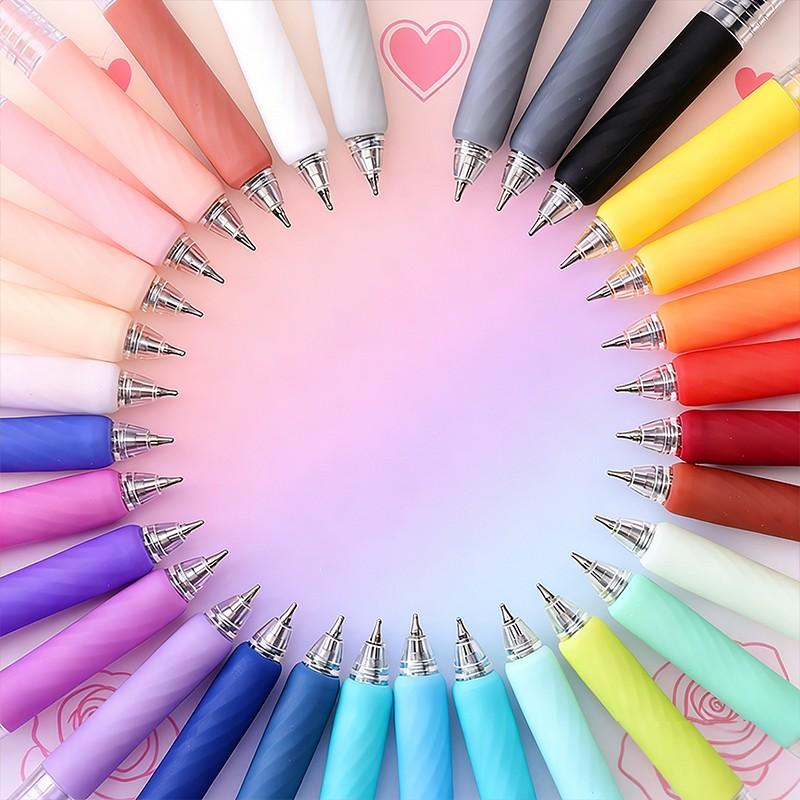 Languo 90 Colors Retractable Gel Pens, Large Capacity Acrylic Marker Set, Ideal for Holiday Themed Painting & Festival Art Creation