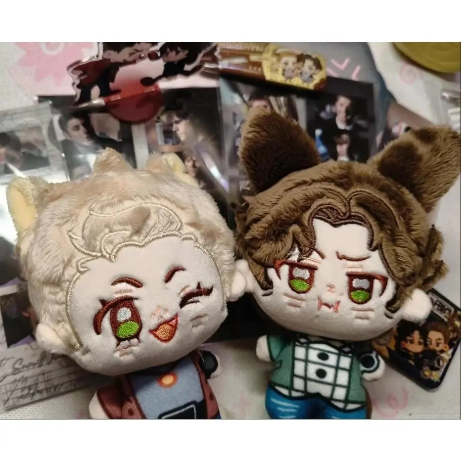 10cm Stuffed Sam Dean Plushie Toys SPN Sam Dean Winchester Plush Dolls Backpack Pendants Keychain Birthday Xmas Gifts