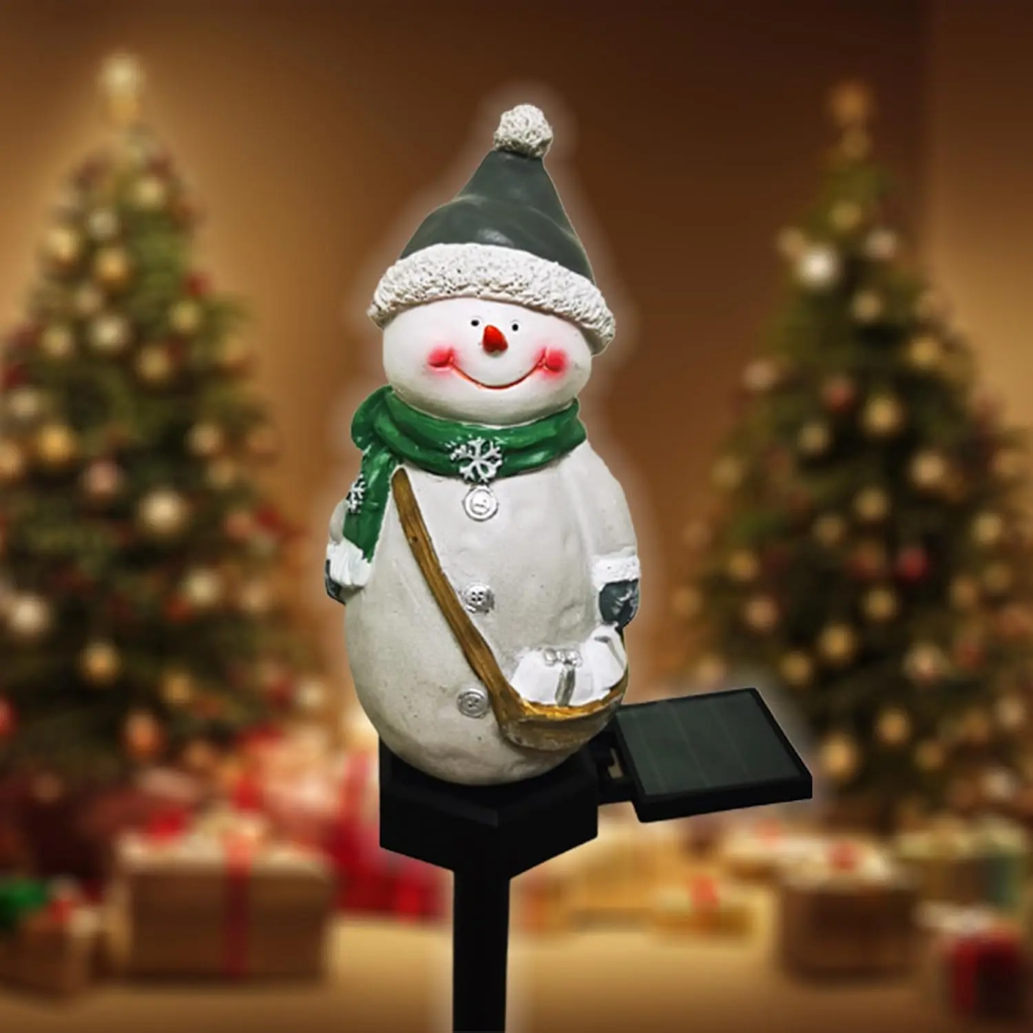 Snowman Solar Lights Outdoor  | Christmas  Stake Lights, Outdoor Christmas Decorations, Snowman Stake Landscape Lamp, Patio Yard