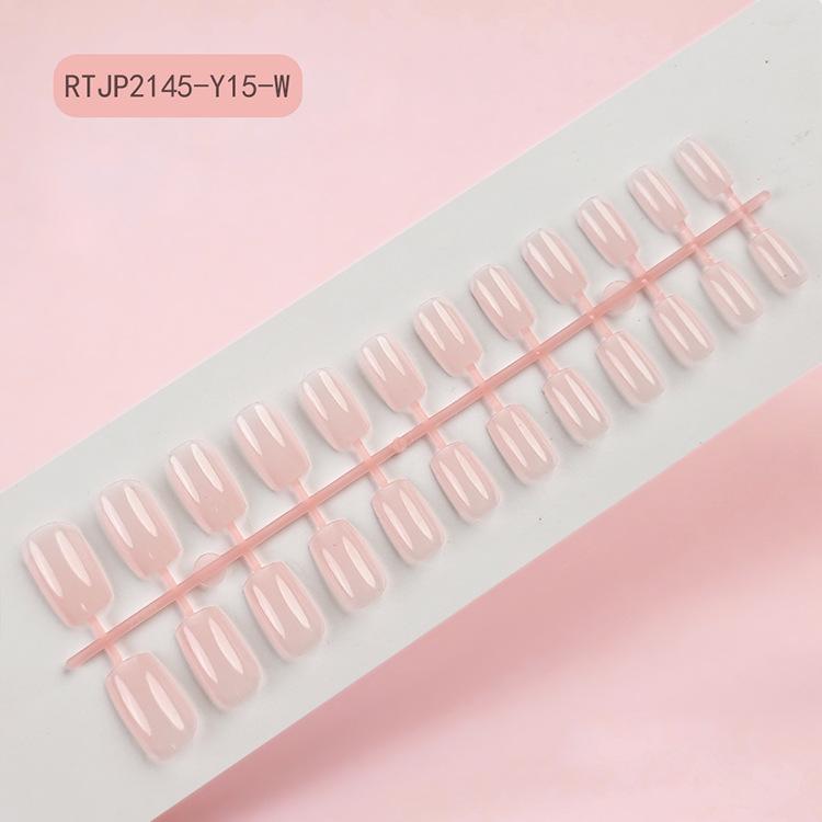 Air soft nails without creases, short European square-shaped nail patches, 24-piece set, unpolished press-on nails, Red Press on Nails Glossy Almond Shape Fake Nails Valentines Day Nails for Women