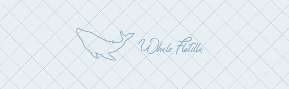 Whale Flotilla Reversible Patchwork Quilts, Lightweight Boho Printed Bedspreads Coverlets Quilt Bedding Set with 2 Pillow Shams for King/Queen size, 1 Pillow Sham for Twin size, Soft for All Seasons