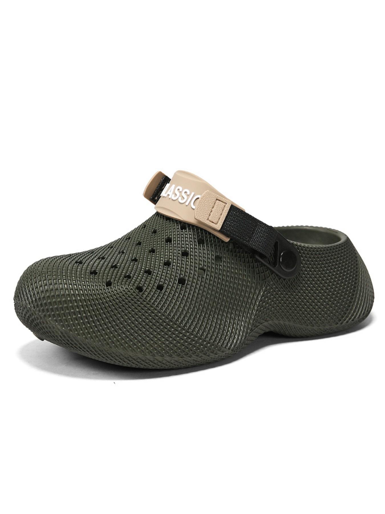 High-Quality Textured Eva Sandals, Arch Support, 6 Color Options, Striped Design, Breathable, Adjustable Back Strap, Unisex, All Seasons