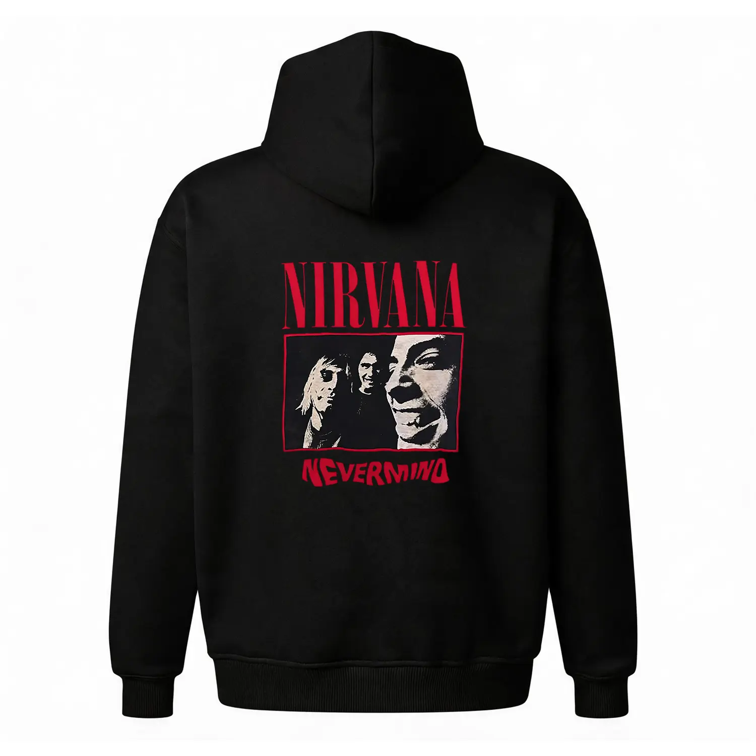 Unisex Y2K Hoodie |   Nirvana Nevermind Graphic Hoodie Oversized |   Cozy Fleece Streetwear Sweatshirt |   Casual Pullover Gifts