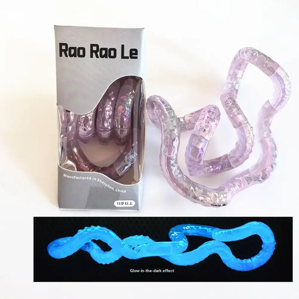 Night Light Stress Relief Toy, Focus Therapy Finger Massage, Colorful Pressure Release, Infinite Unwind Fun, Planet Twist Game