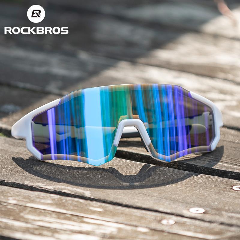 ROCKBROS Polarized Sunglasses for Men Women UV400 Protection Cycling Bike Glasses Lightweight Frame Driving Sunglasses