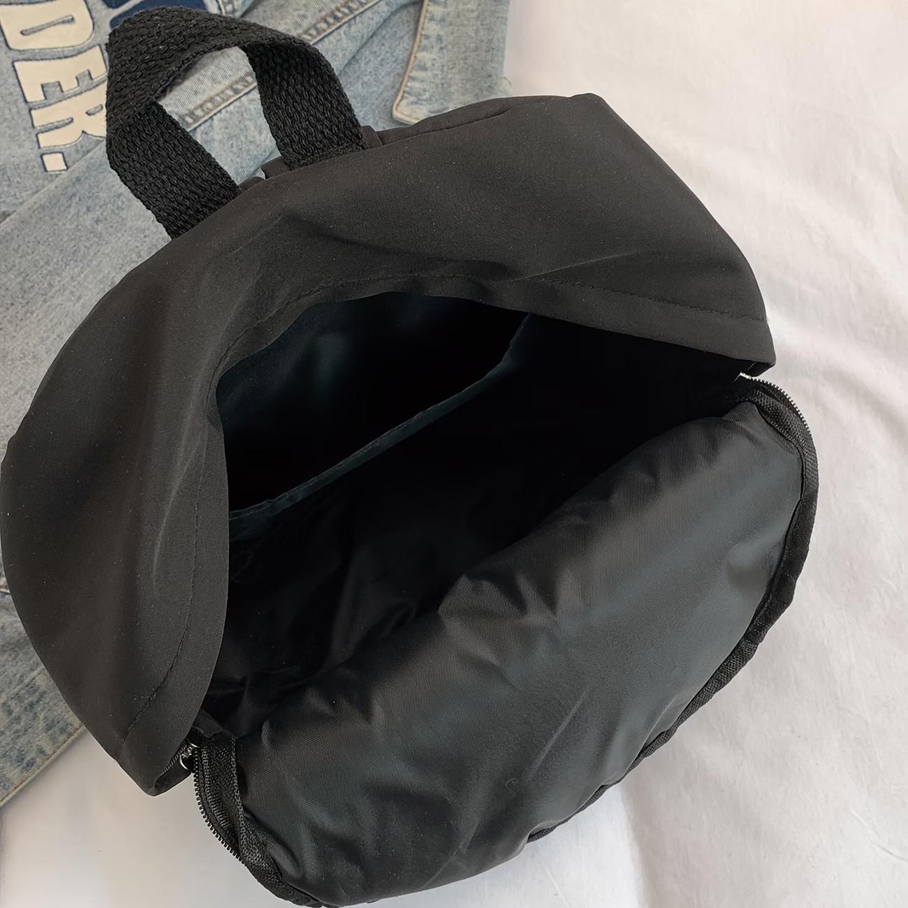 Large Capacity Panda Print Backpack, Adjustable Shoulder Straps, Nylon and Polyester, Perfect for Kids, Friends, Travel