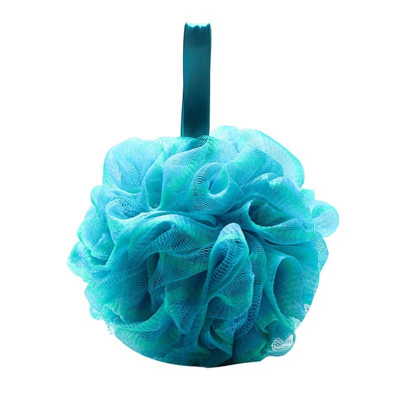 Gradient Ribbon Bath Ball Set, Large Lotus Shape Sponge, Exfoliating Bath Accessory, Ideal for Smooth Skin, Spa and Shower Use