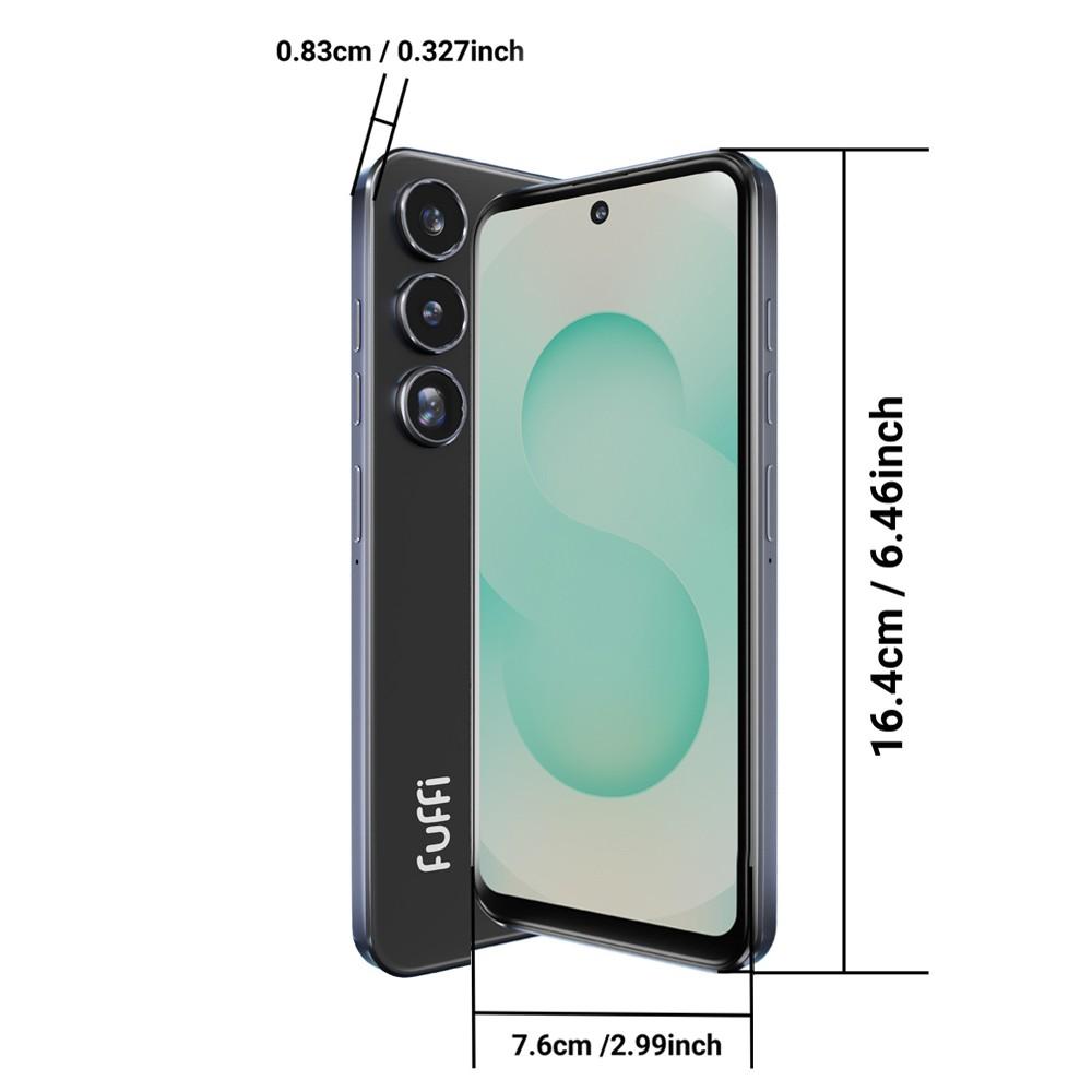 Fuffi Fashion Smartphone, Global 4g Network, 6.56-Inch HD Screen, 3gb RAM 32GB ROM, Quad-Core Processor, Dual Sim, 3100mah Battery, Android 10, Cellphone