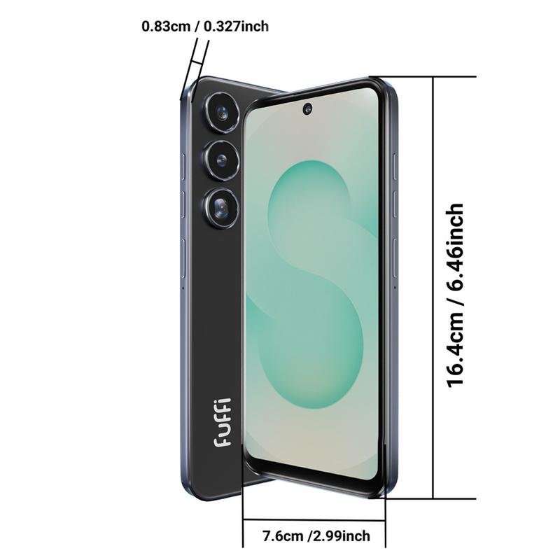 Fuffi Fashion Smartphone, Global 4g Network, 6.56-Inch HD Screen, 3gb RAM 32GB ROM, Quad-Core Processor, Dual Sim, 3100mah Battery, Android 10, Cellphone