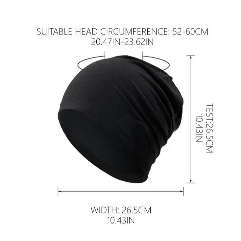 Unisex Fashion Skull Cap - One Size Fits All for Daily Wear, Sports & Sleep