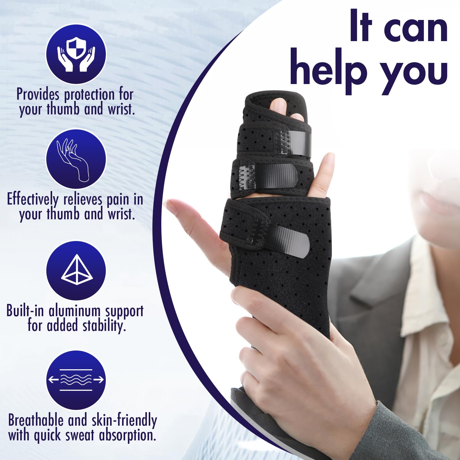 Left Hand Trigger Finger Splint Support For 2-3 Fingers Including Middle Index Little Or Ring Finger  Effective Relief For Trigger Finger Broken Finger Hand Contracture Healthcare Tool