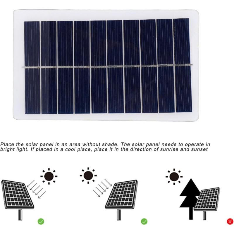 Efficient Solar Powered Exhaust Fan, Portable Solar Panel Air Extractor Ventilation Fan, Durable Solar Cooling Device, Perfect for Chicken Coops, Greenhouses, Sheds, Pet Houses, Rv, Reliable Outdoor Solar Ventilation Equipment for Multiple Scenarios