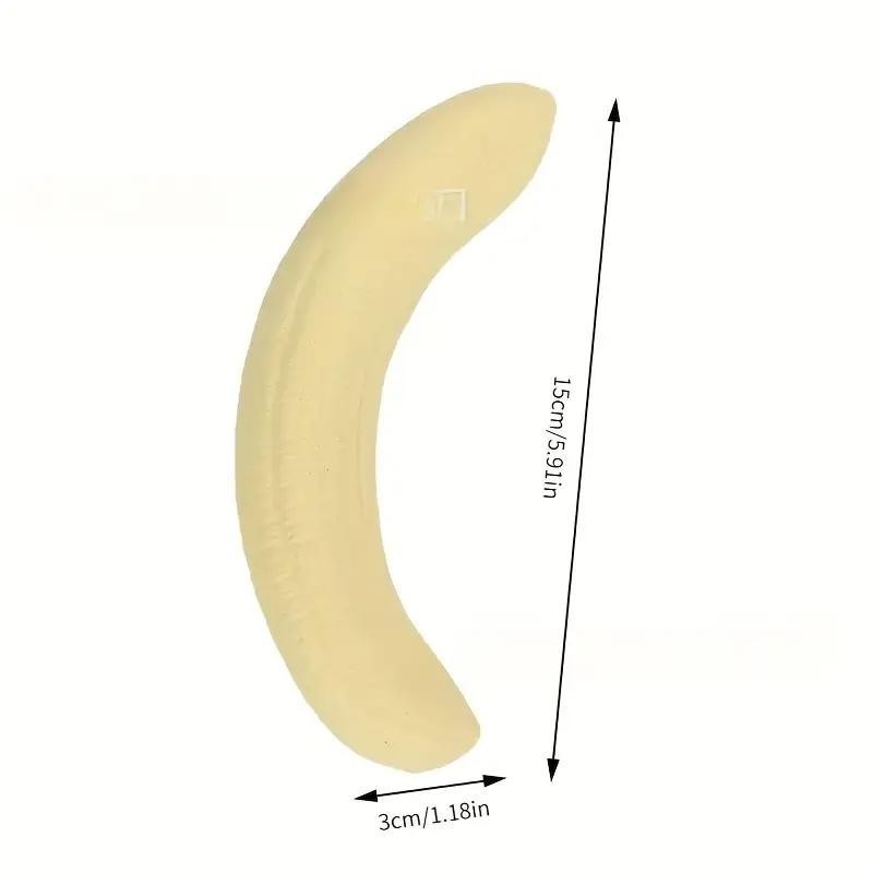 4 Realistic Soft Bananas, Non-Toxic Safe, Party Prank Items, Banana Decorations, Restaurant Kitchen Fruit Props