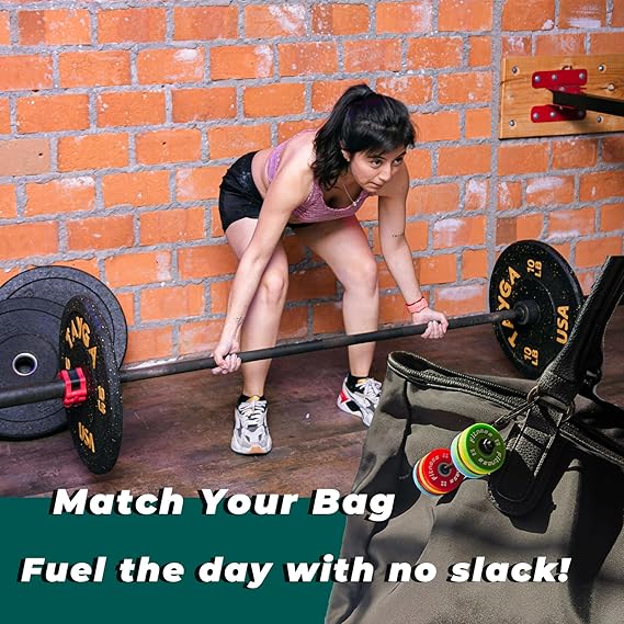 Mini Dumbbell Keychain, Fitness Weight Plate Keyring, Gym Lover Gift, Portable Bag Charm, Motivational Workout Accessory for Men Women