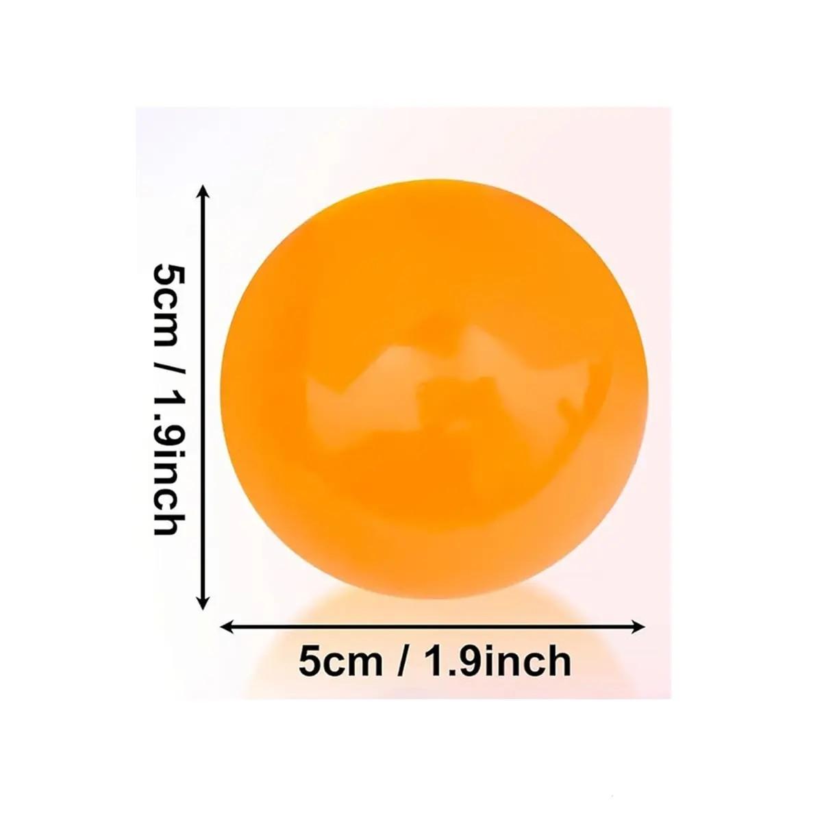 4/8/12 Piece Glowing Sticky Balls, Ceiling Sticky Balls, Glow-In-The-Dark Stress Relief Toys, Christmas Stocking Stuffers for All Ages