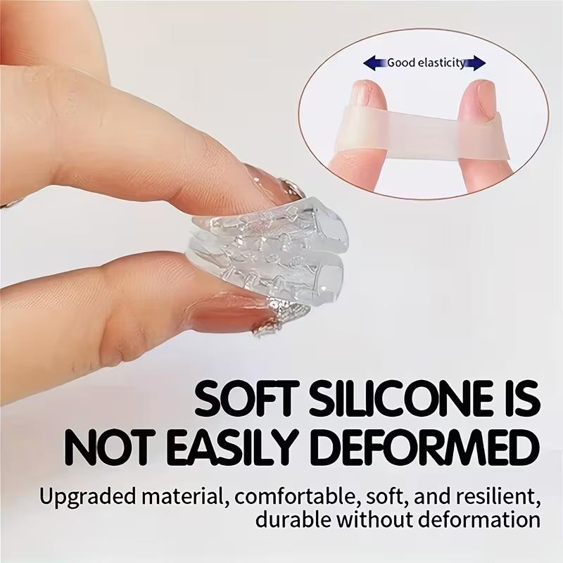 10pcs Silicone Anti-Friction Toe Covers, Breathable Gel Toe Protectors, Unisex Foot Care Accessories, Reusable Comfortable Silicone Guards