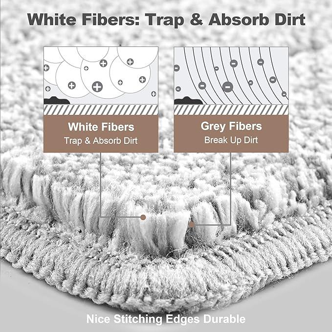 JOYMOOP 60" Mop and Bucket with 8 Reusable Microfiber Pads Hands Free Flat Floor Mop and Bucket Mop with Wringer Set