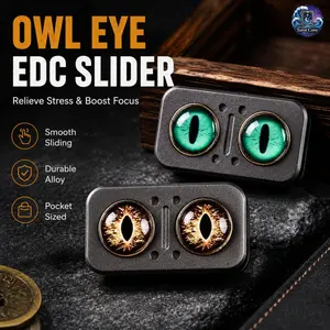 New Trend Fidget Toys - Unique Owl EDC Hand Slider, Portable Stress Relief Fidget Toy, Perfect Time Killing Artifact
