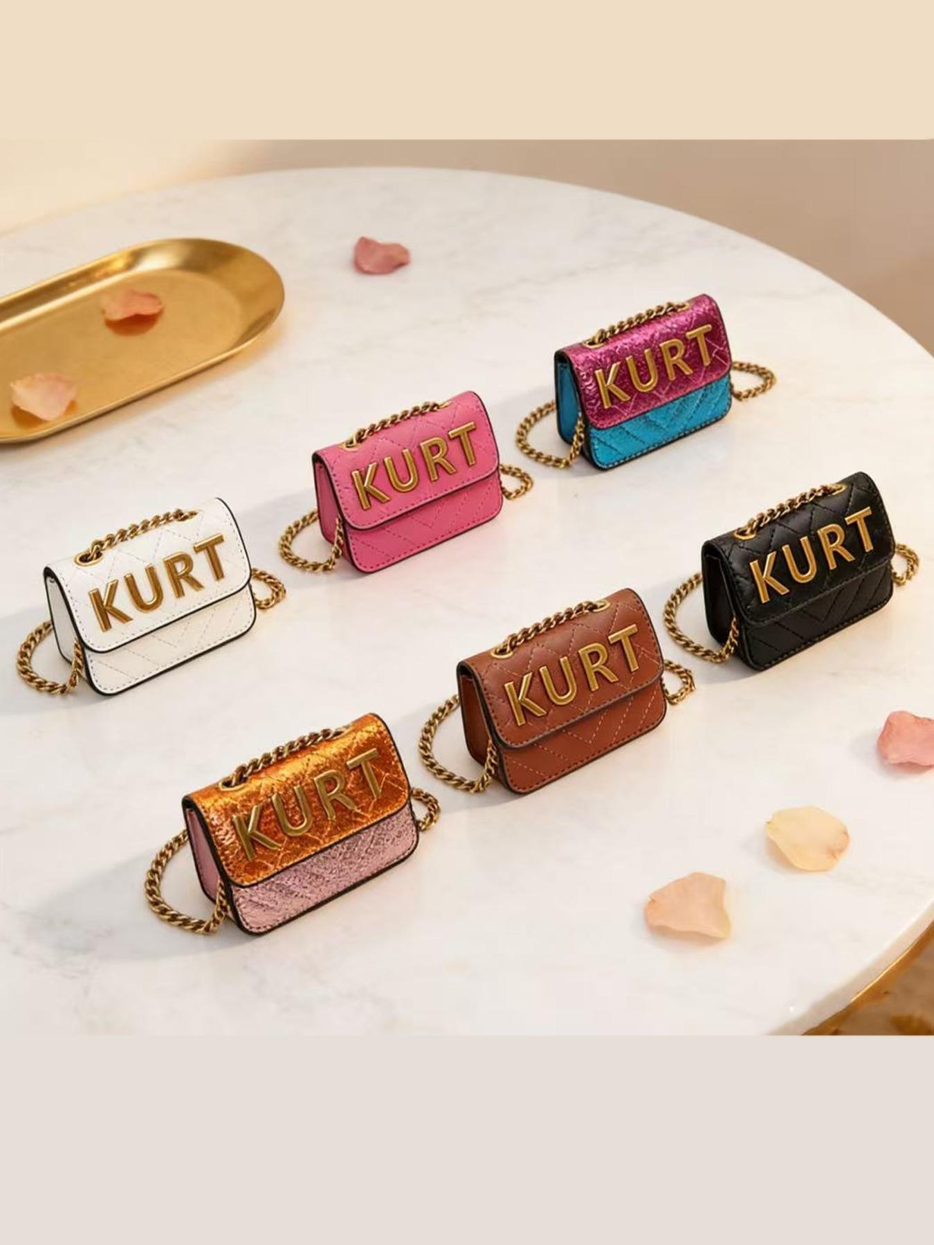 Mini Crossbody Chain Bag with Magnetic Letter Pouch, Elegant Chain Shoulder Strap, Multiple Colors Available, Fashion Casual Style, All Seasons Use, Fashionable Crossbody Bag