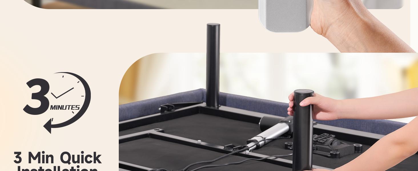 ONBRILL Twin/Queen Adjustable Bed Frame with Wireless Remote, Electric Bed Base w/3 Massage Modes, Zero Gravity Bed, Head and Foot Incline, 3 Mins Fast Assembly, 2 USB Ports, Memory Pre-Sets, Anti-Snore ONBRILL Twin/Queen Adjustable Bed Frame with Wireless Remote, Electric Bed Base w/3 Massage Modes, Zero Gravity Bed, Head and Foot Incline, 3 Mins Fast Assembly, 2 USB Ports, Memory Pre-Sets, Anti-Snore