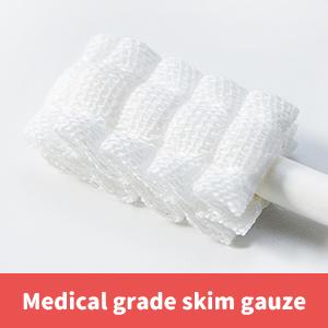 Baby Tongue Cleaner, Newborn Baby Toothbrush, 96PCS Disposable Infant Toothbrush Clean Baby Mouth,Gauze Gum Cleaner Toothbrush Baby Oral Cleaning Stick Dental Care for 0-36 Month Baby