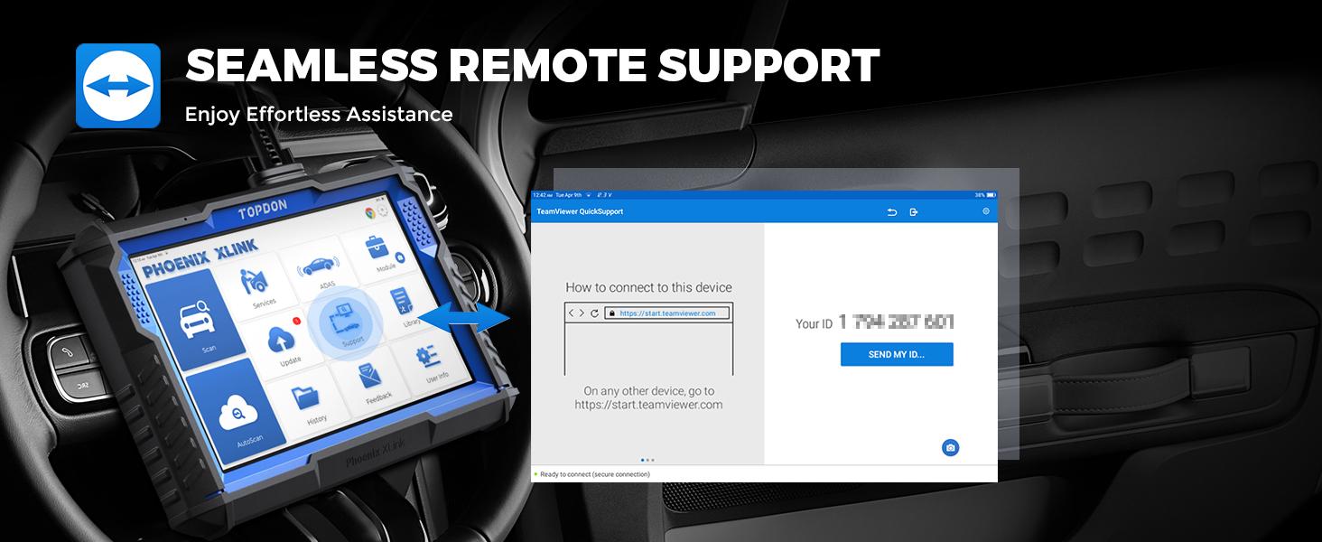 TOPDON Phoenix XLink Scan Tool, ECU Programming, Online ECU Coding, Upgraded of Phoenix Plus, Topology Mapping, 41 Services, Bi-Directional Scanner, Guided Function, CAN FD/DoIP, 2 Years Free Update