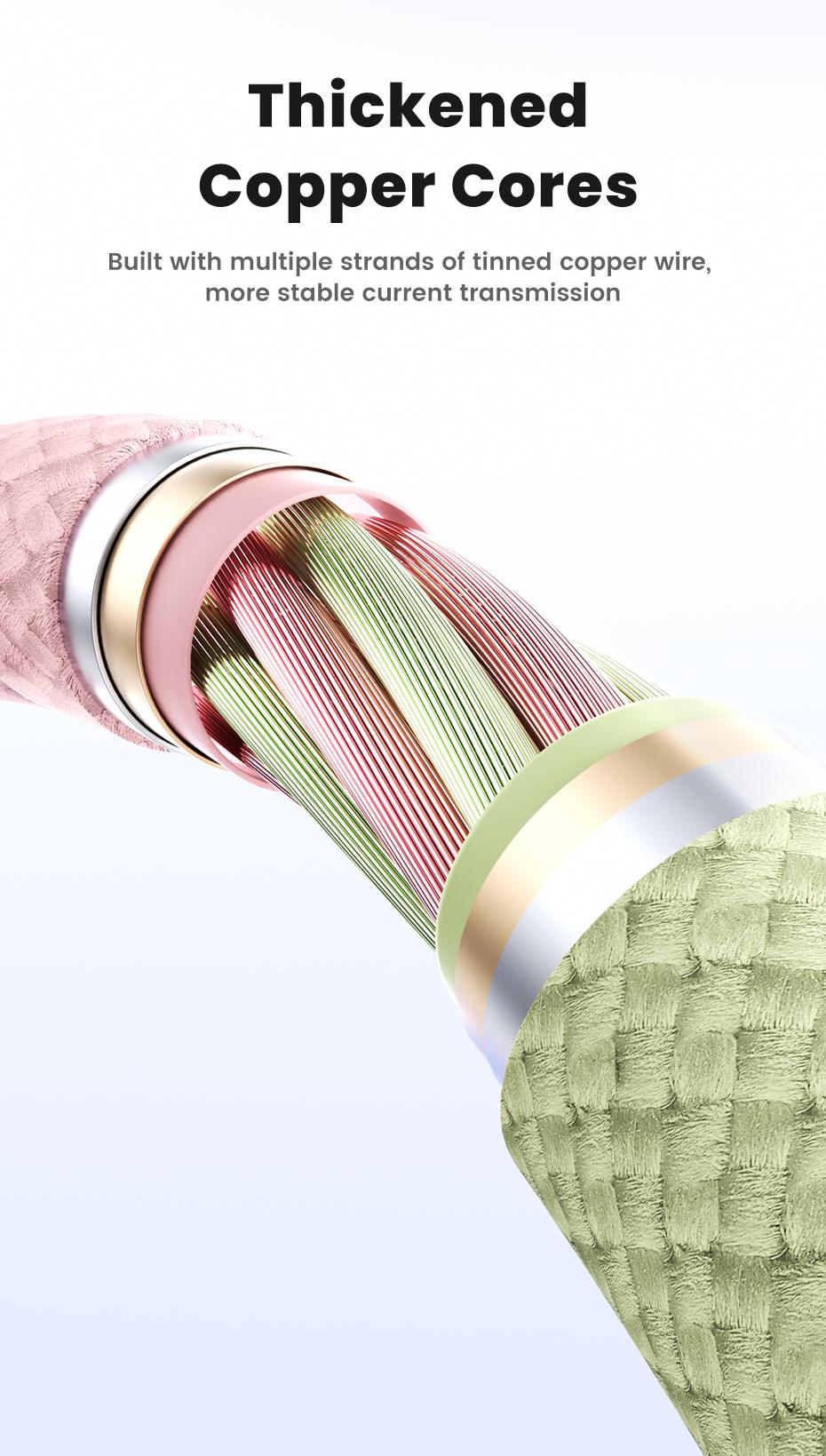 Toocki 240W Colorful Gradient Type C to Type C Cable PD 3.1 QC4.0 Ultra-High Power USB C Cable For Xiaomi Samsung iPhone 17 16 15 MacBook Laptop Fast Charging Data Cord