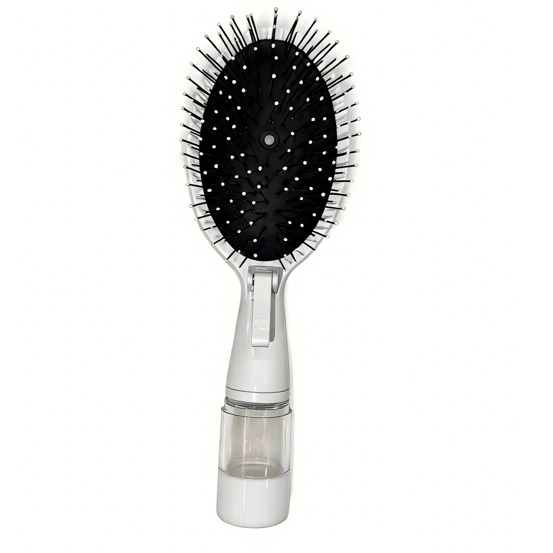 Two-In-One Spray Cushion Comb with Mist Function, Anti-Static Detangling Brush, Dry Wet Use Scalp Massager, Professional Hair Styling Tool, Anti Static Hairbrush, Anti Tangle Brush