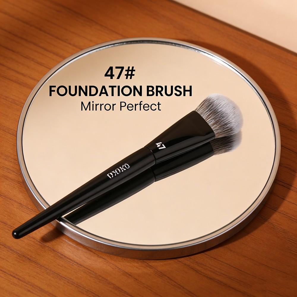 Professional Makeup Brush, 47 Foundation Brush Broom, Shadow Liquid Cream Blender, Angled Blush Brush, Cosmetic Tool for Precision Application