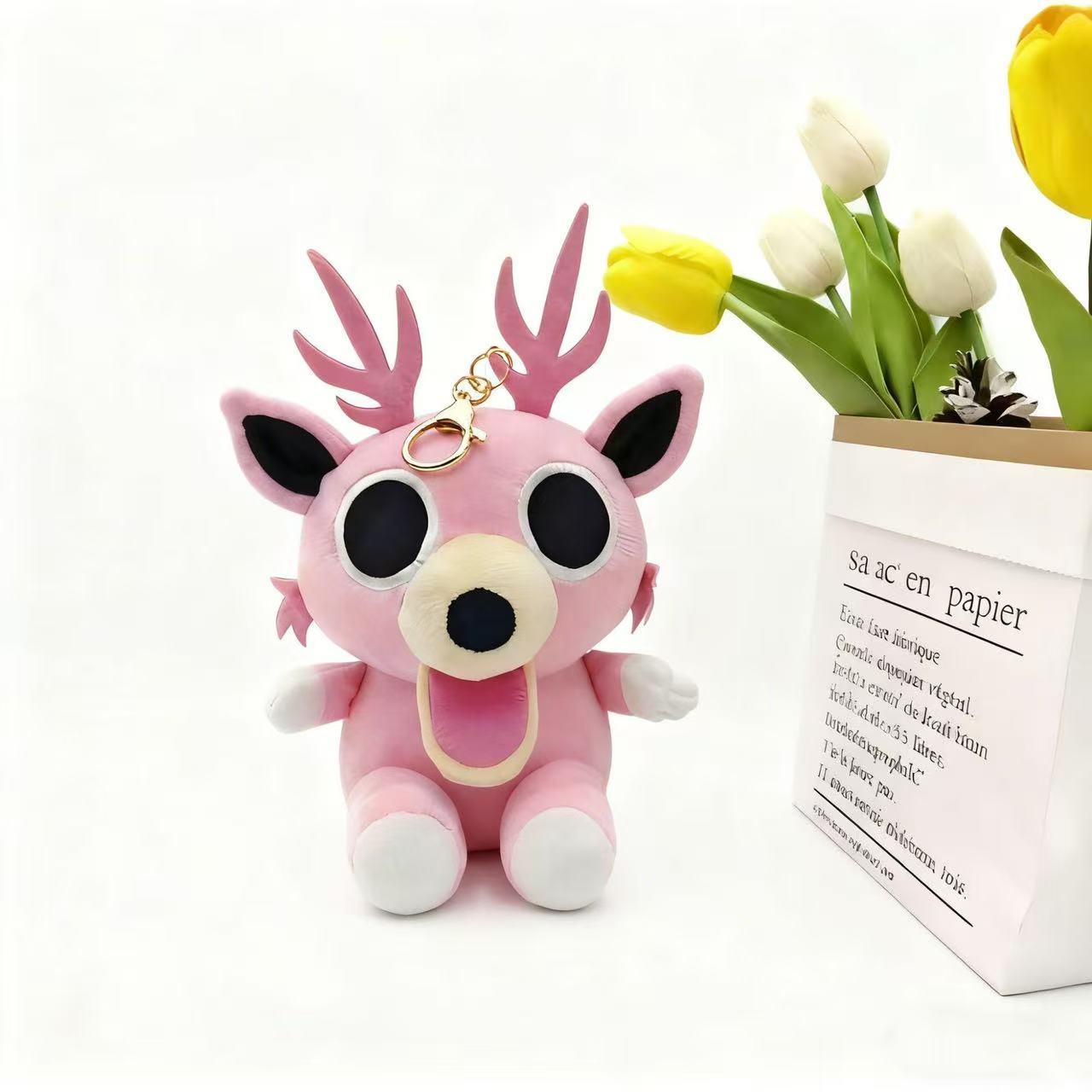 Forest 99 Nights Reindeer Plush Toy, Soft Stuffed Animal Doll, Cuddly Stuffed Animal, Perfect Gift for Birthdays & Festive Decor, Home Decoration Accessory