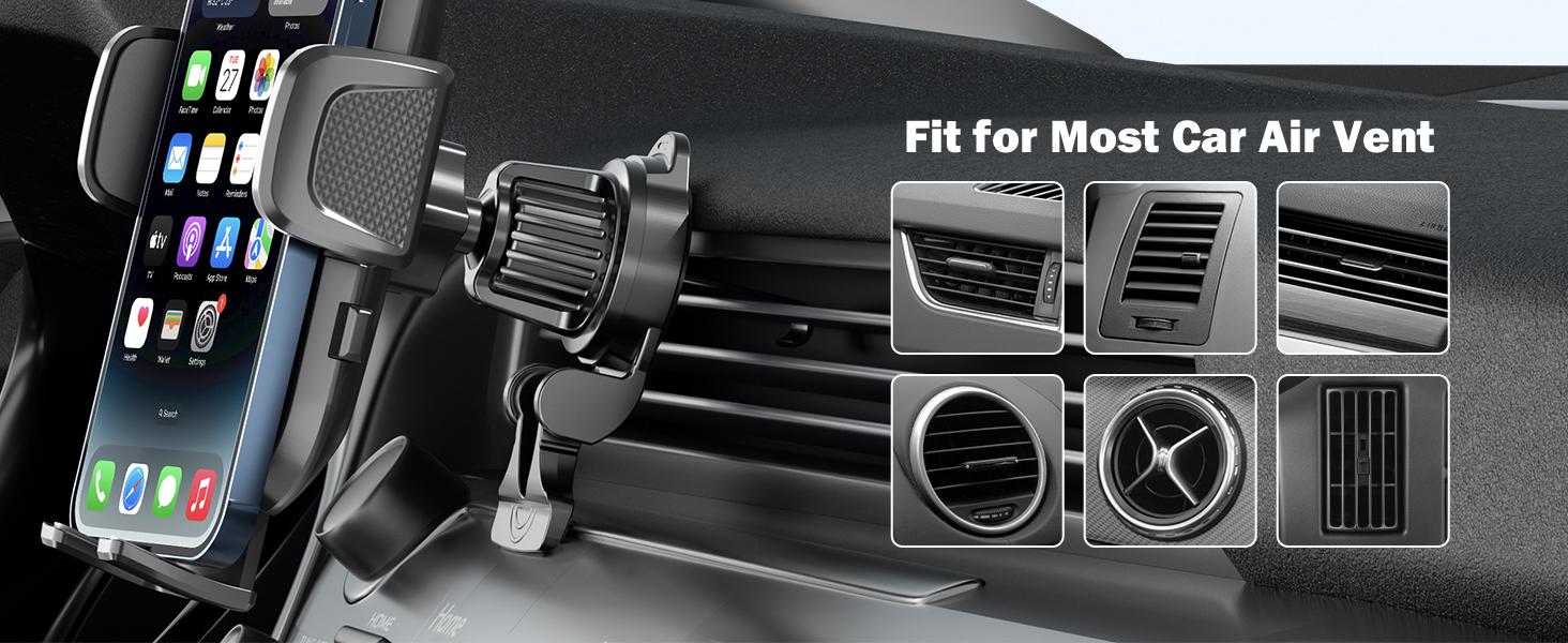 JOYTUTUS  Vacuum Magnetic Phone Holder Retractable Strong Suction Cup Hands-Free Car Mount Foldable Car Phone Stand For Car/Mirror/Gym Smartphone Cellphone Folding