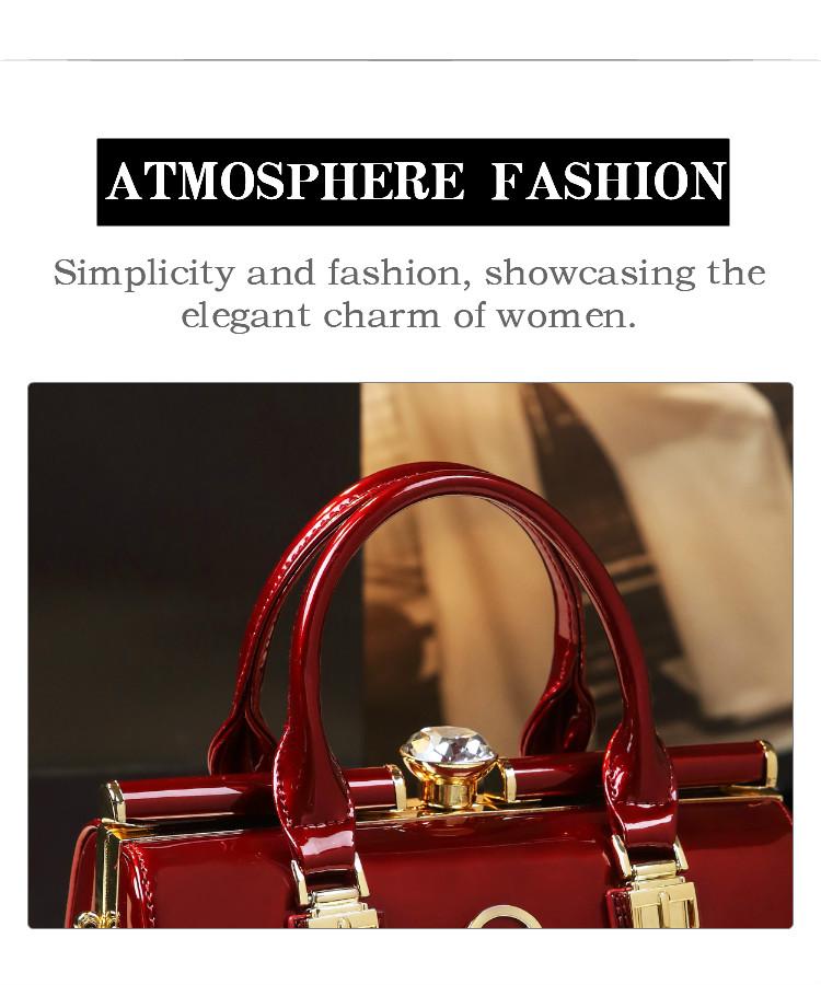 Elegant Matte Finish Handbag, Fashion Lock Closure Boston Bag, Vintage Style Commuter Crossbody Small Bag, Women's Stylish Shoulder Purse